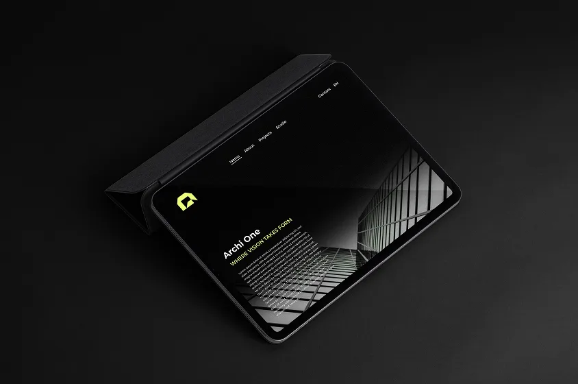 Archi One tablet mockup
